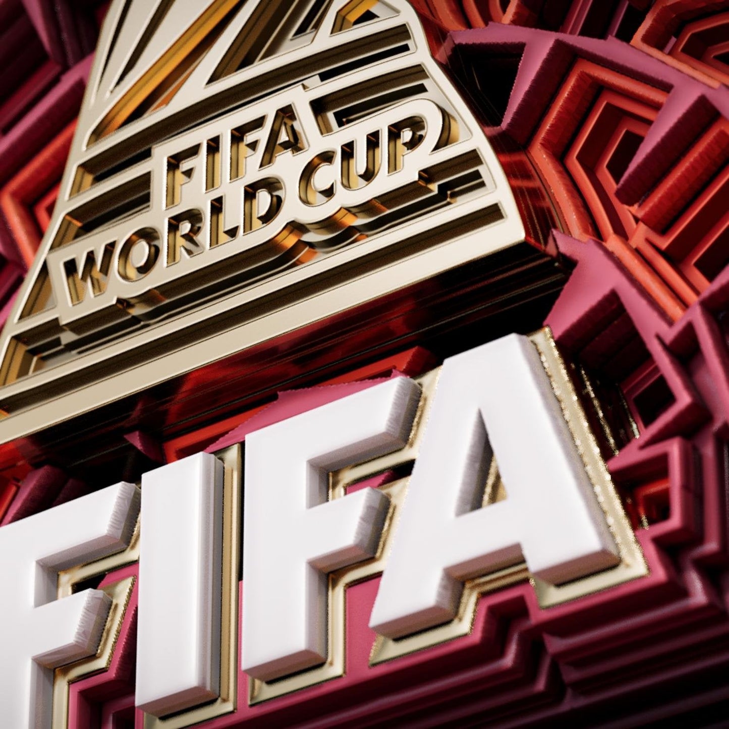 FIFA World Cup 2026™ Canada Host Country Emblem 3D Wood Art Frame